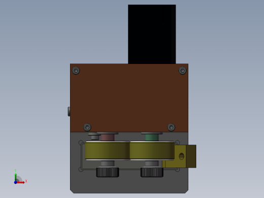 一组海绵清洁机构前视缩略图