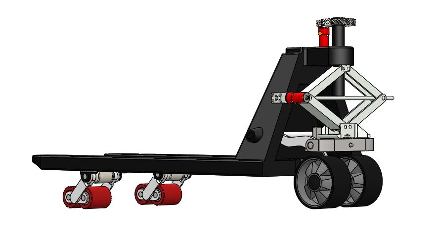 手动托盘升降机改装成AGV