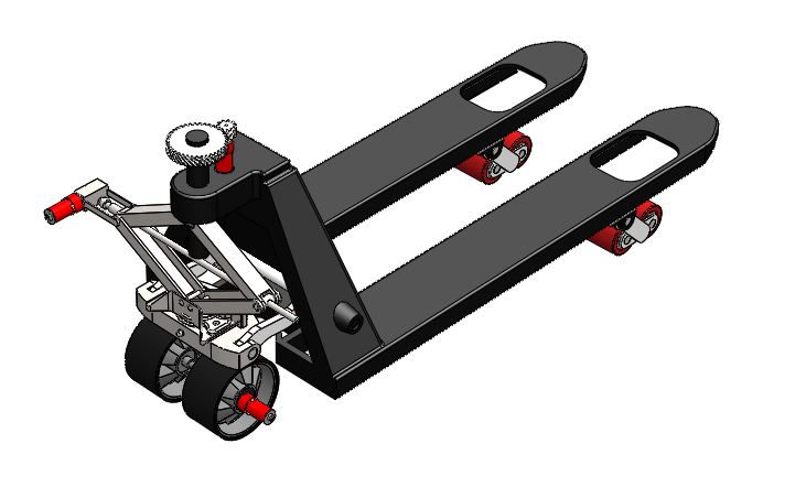 手动托盘升降机改装成AGV