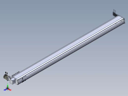 东锦同步带传动-直线滑台模组DH210B-L150-S2800-BL-P750W-C3