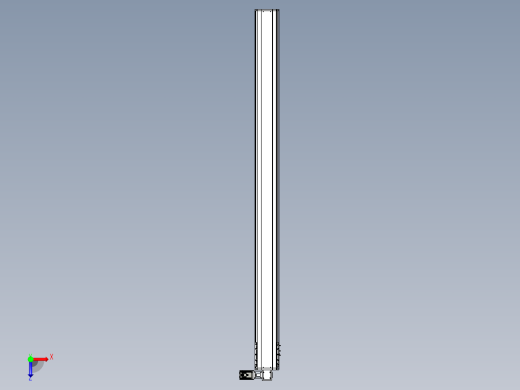 东锦同步带传动-直线滑台模组DH210B-L150-S2800-BL-P750W-C3俯视缩略图
