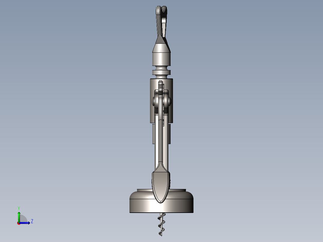 螺旋开瓶器16左视图
