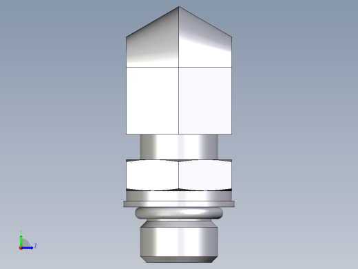 卡套式工业通用硬管接头EO_Adjustable_Locknut_elbow_WEE10LMORCF左视缩略图