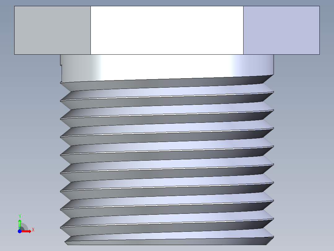 聚氯乙烯配件18-Sch80_ReducerBushing_MPTxFPT_839-072_0.5in x 0.25in前视图