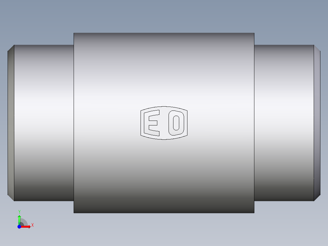 卡套式工业通用硬管接头EO_Weld_bulkhead_fitting_ESV38S71X前视图