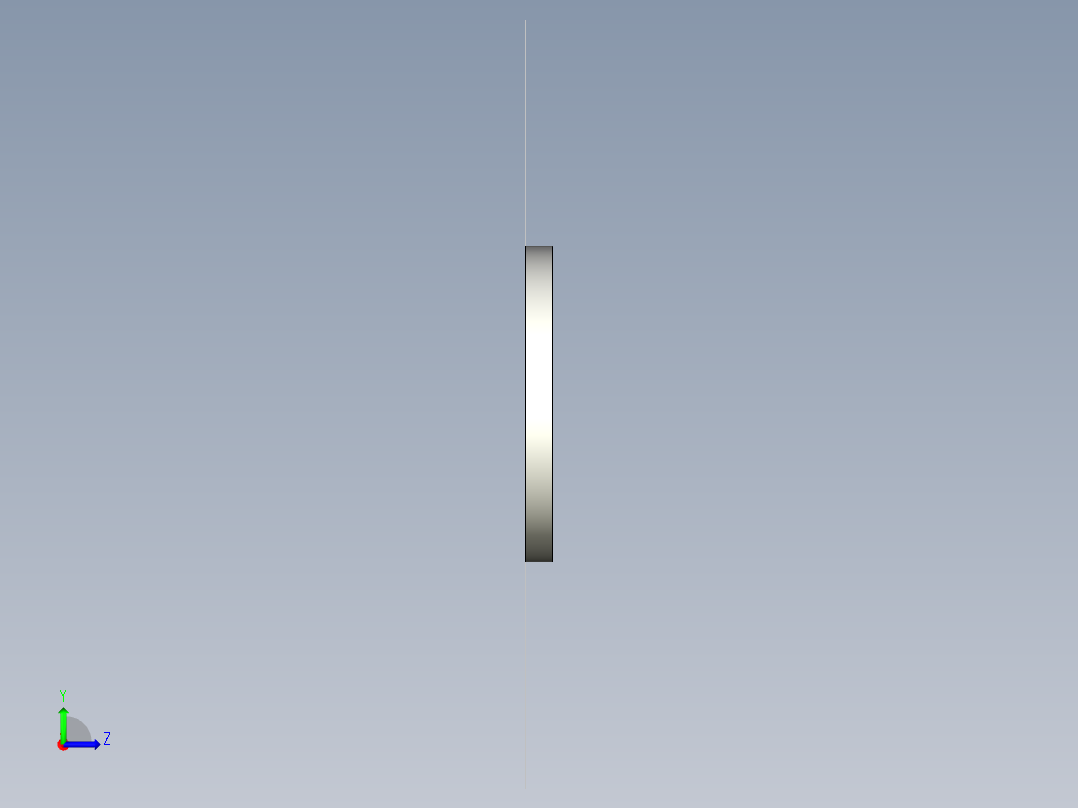 彈簧用華司SSWAA-3D多系列多零件图纸模型左视图