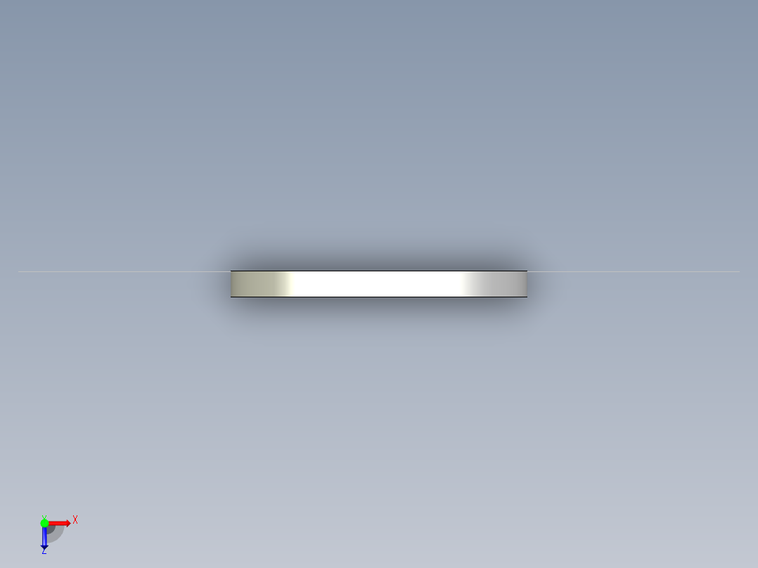 彈簧用華司SSWAA-3D多系列多零件图纸模型俯视图