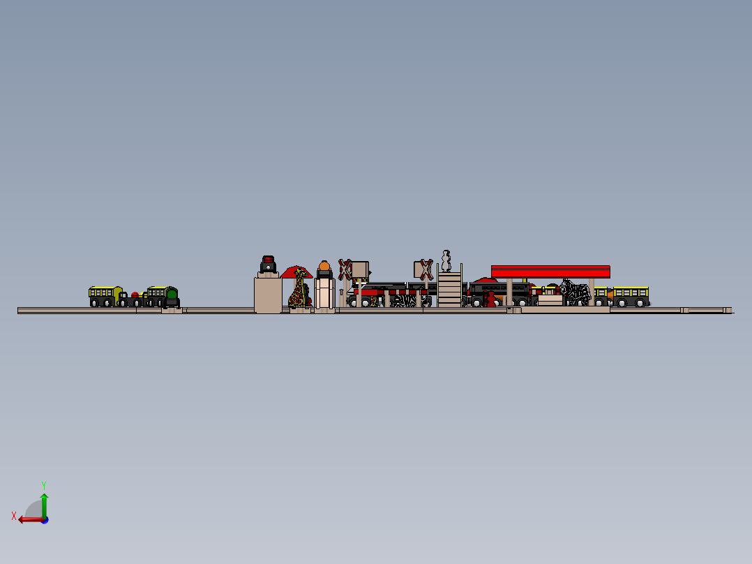 活动木制玩具 SW STP X_T后视图