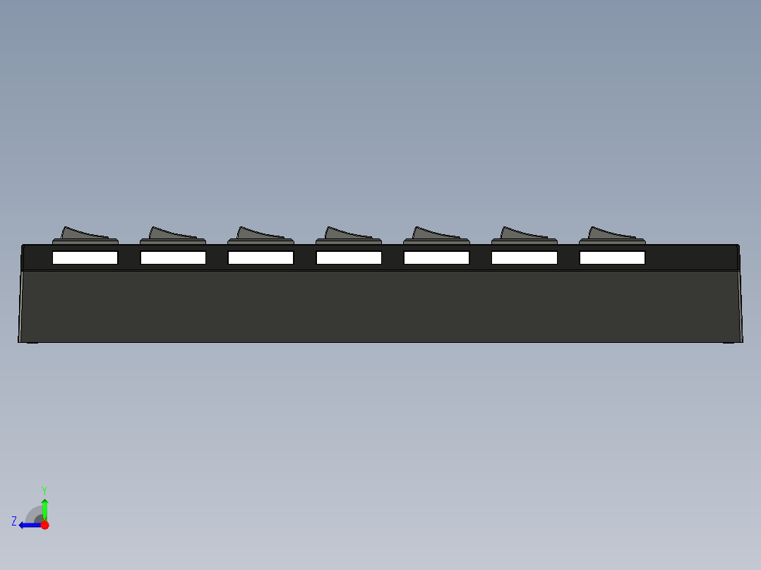 7端口usb3.0高速集线器右视图