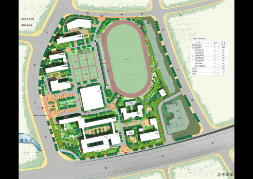 宣城市第三中学校园修建性规划设计资料（含效果图 CAD）缩略图