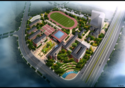 宣城市第三中学校园修建性规划设计资料（含效果图 CAD）缩略图