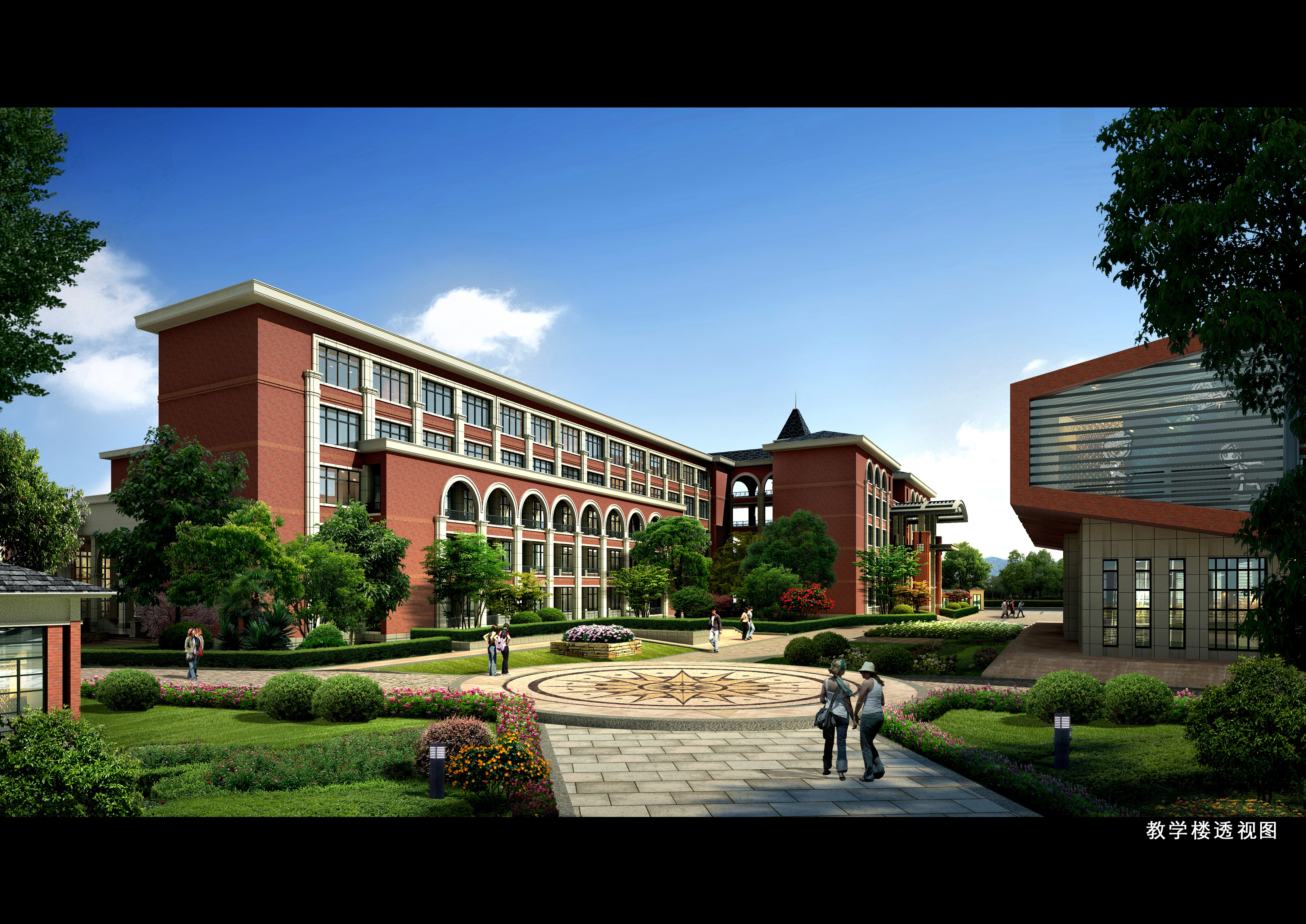 宣城市第三中学校园修建性规划设计资料（含效果图 CAD）