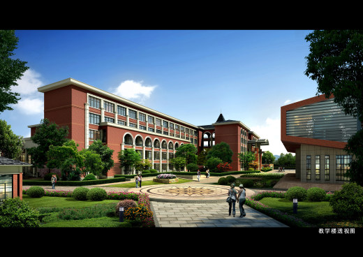 宣城市第三中学校园修建性规划设计资料（含效果图 CAD）缩略图