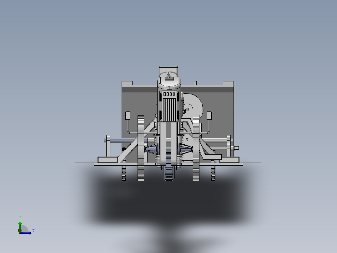 插秧机构左视图