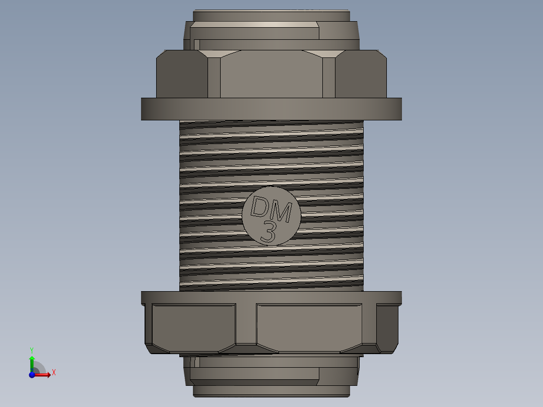 隔板接头-DM fit 2 x 3 _ 8（Abu 0606）前视图