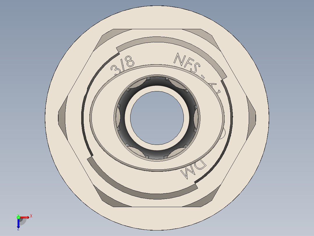 隔板接头-DM fit 2 x 3 _ 8（Abu 0606）俯视图