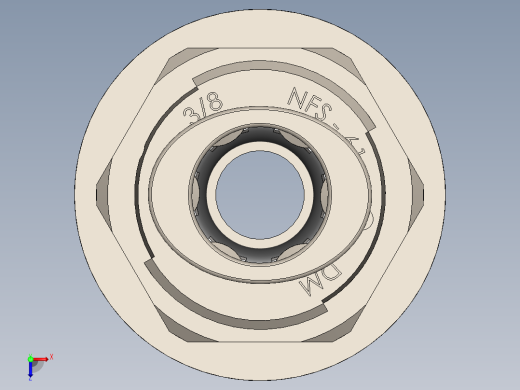 隔板接头-DM fit 2 x 3 _ 8（Abu 0606）俯视缩略图