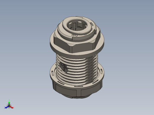 隔板接头-DM fit 2 x 3 _ 8（Abu 0606）正等轴测缩略图