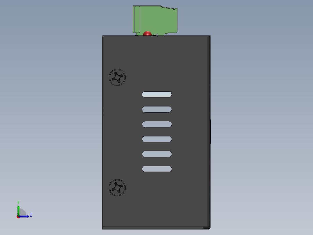 ST7200USBM工业USB集线器左视图