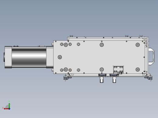 Vertical–组立Push-nut与GEAR_WORM二合一治具-F后视缩略图