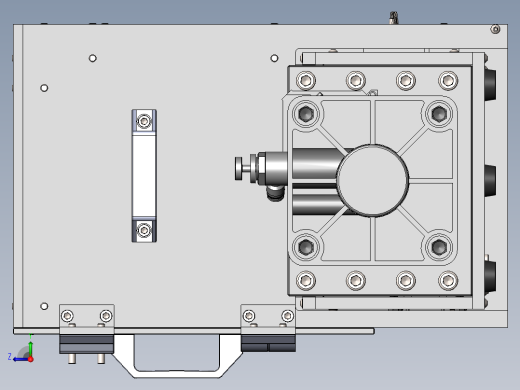 Vertical–组立Push-nut与GEAR_WORM二合一治具-F右视缩略图