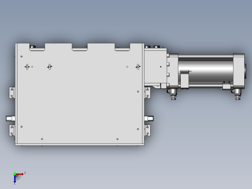 Vertical–组立Push-nut与GEAR_WORM二合一治具-F俯视缩略图