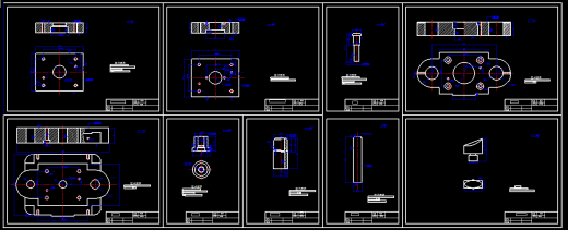 冲孔切边冲压成型工艺及模具设计【全套15张CAD图】缩略图