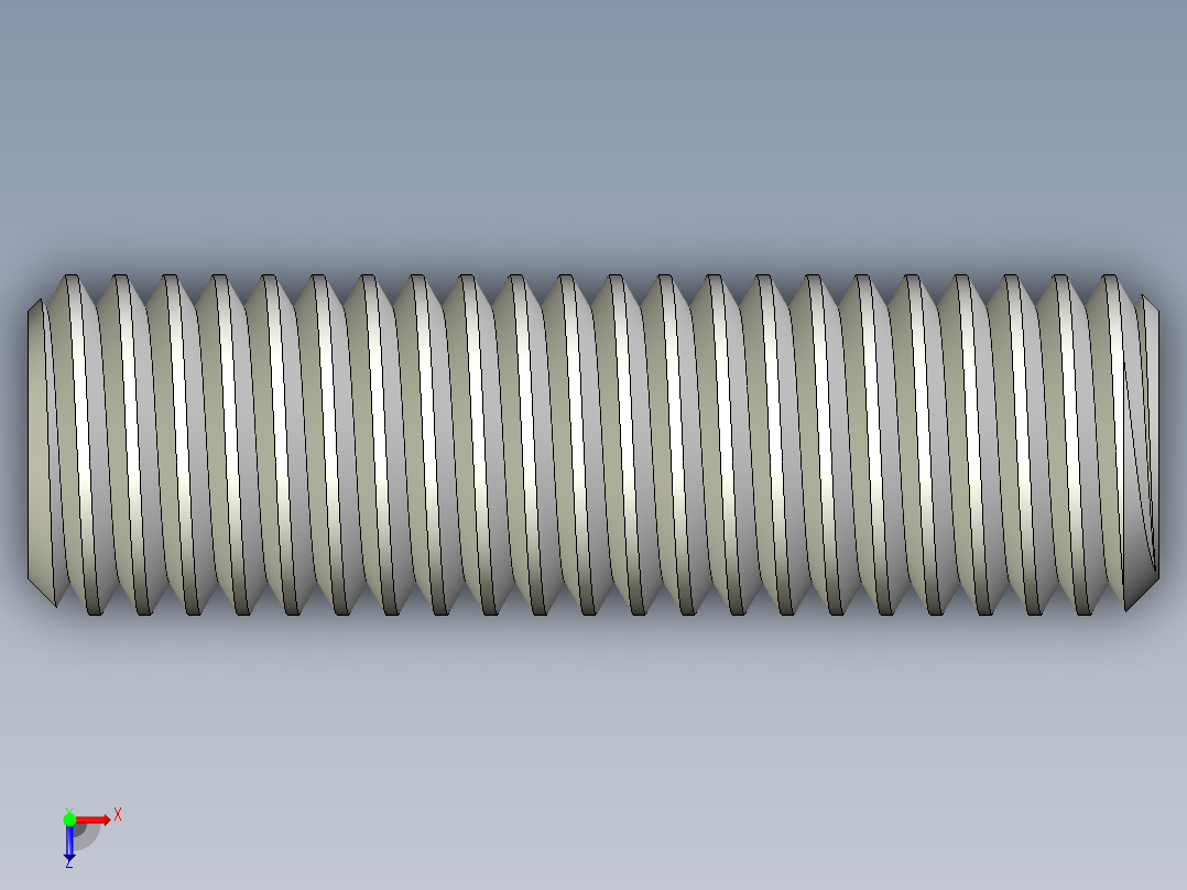 DIN 913-ISO 4026 固定螺钉-M12 L=40.STEP俯视图