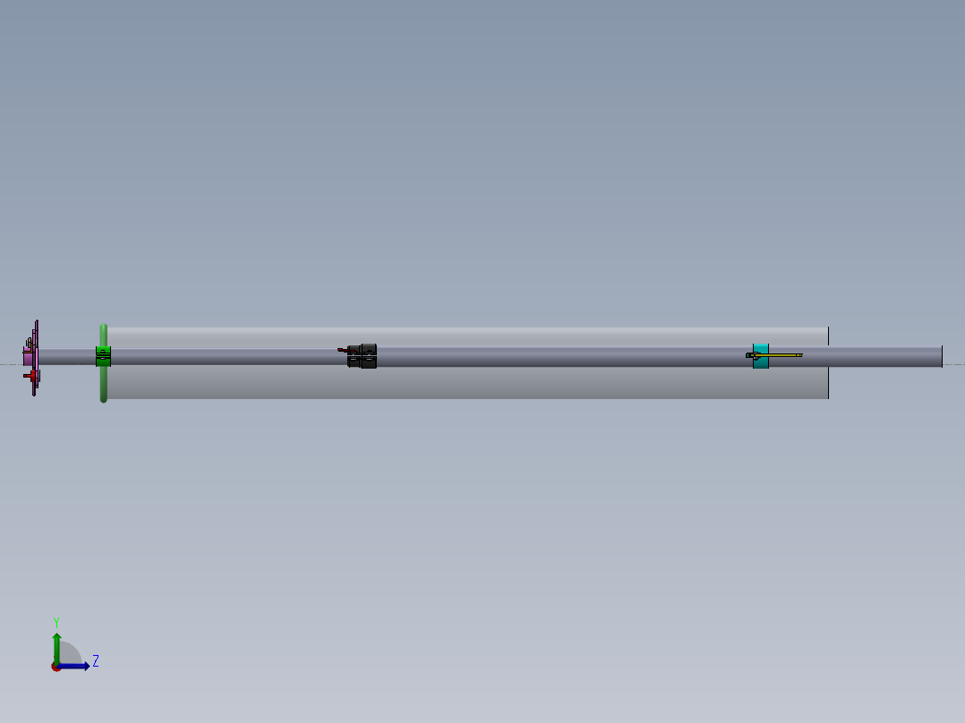 手持式水果采摘装置SW三维左视图