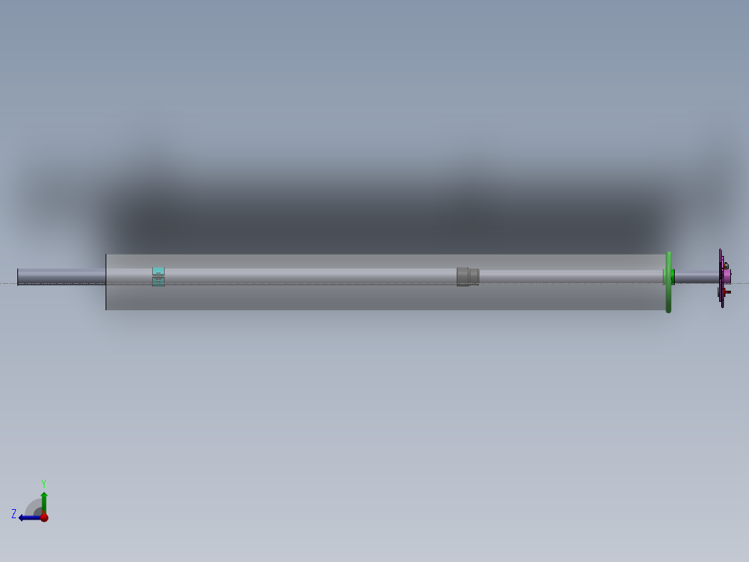 手持式水果采摘装置SW三维右视图