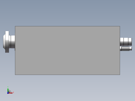 CA6140车床主轴箱模型图设计三维+二维+说明书前视缩略图