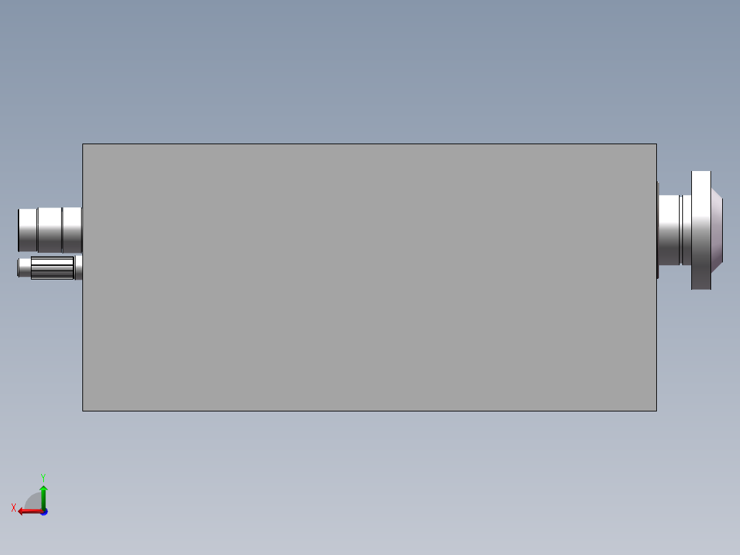 CA6140车床主轴箱模型图设计三维+二维+说明书后视图