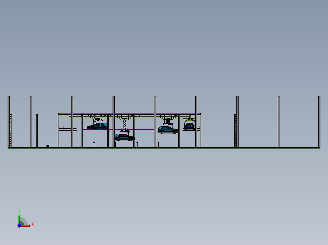 20140717-093608-40962 自行葫芦输送系统前视图