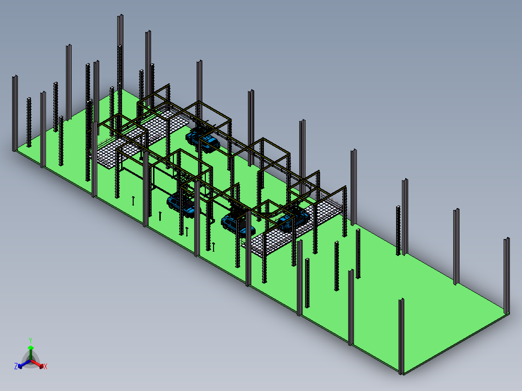 20140717-093608-40962 自行葫芦输送系统正等轴测图