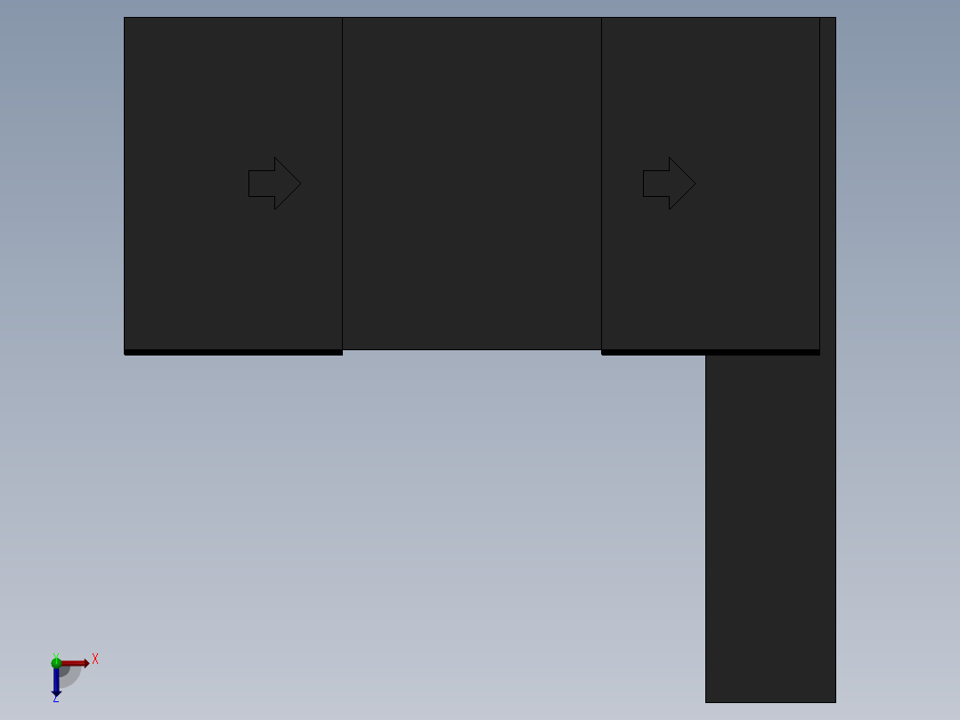 欧姆龙6系槽型光电（常用）导线引出型2M-EE-SX677-WR俯视图