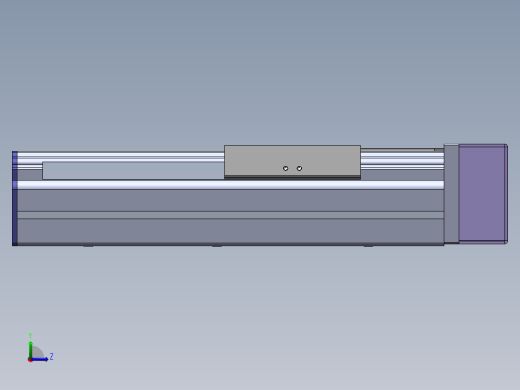 电动滑台模组SDM左折模型左视缩略图
