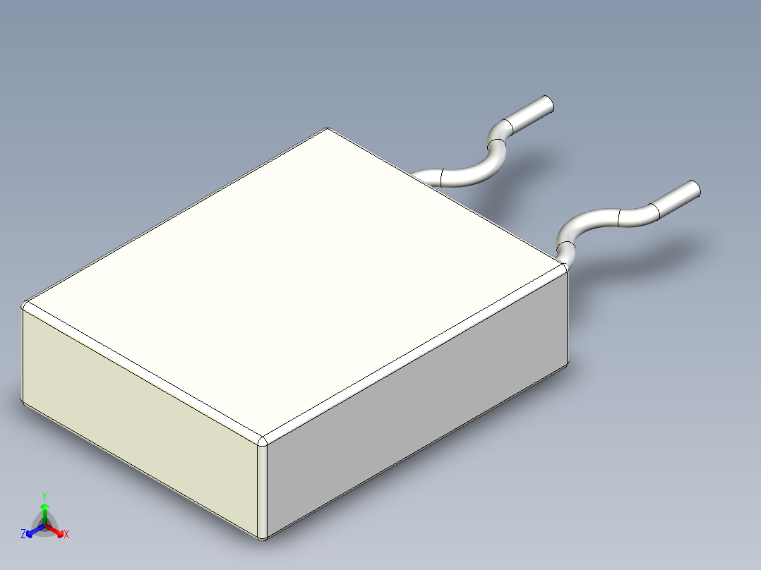 无源元件封装-BPR58CF主视图