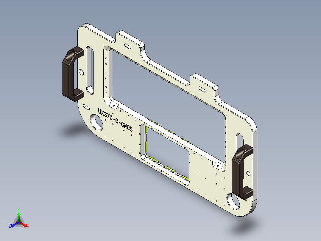 UX370-C-CNC5-GaiBan-170307正等轴测图