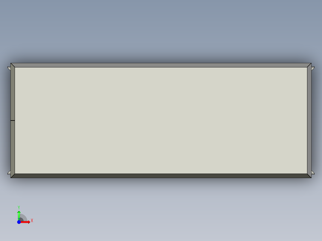 木板包装箱木箱2前视图