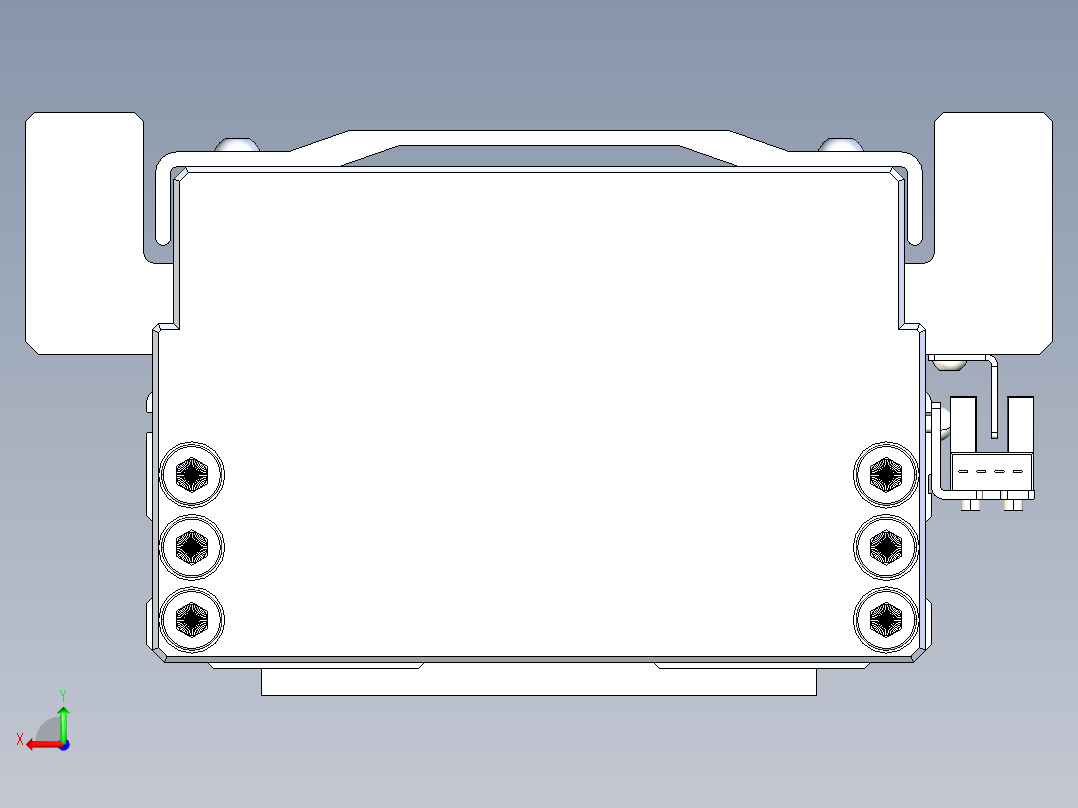 TPA-KNR-130E-2525C-L1500A1-M-BJ86-N3线性模块铝制底座后视图