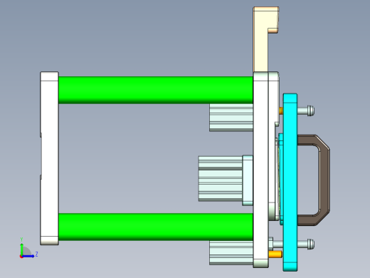N552-C笔记本CNC工装夹具三维模型-CNC1-0420左视缩略图