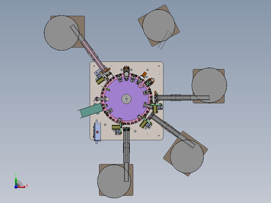 开关泵组装sw17可编辑前视图