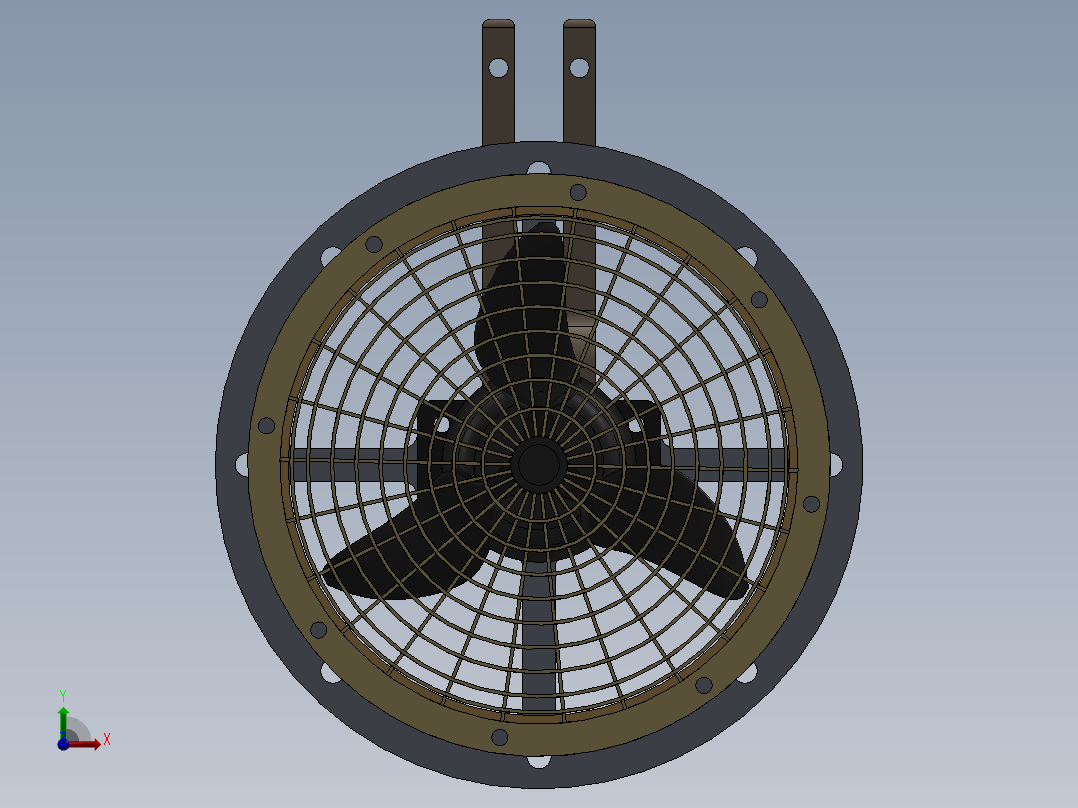 换气扇排气扇前视图