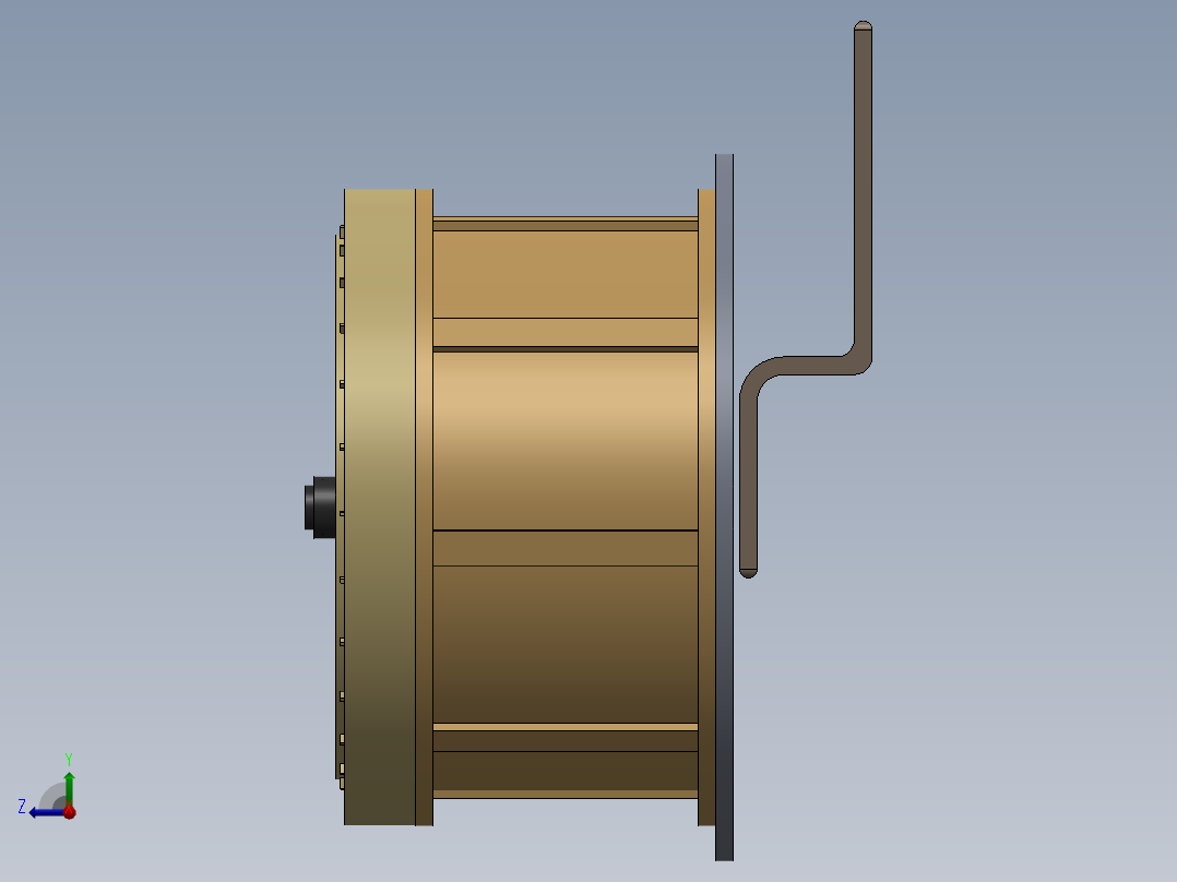 换气扇排气扇右视图