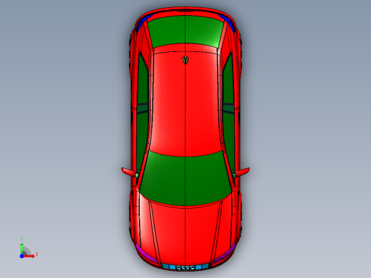 奥迪A3三维模型前视缩略图