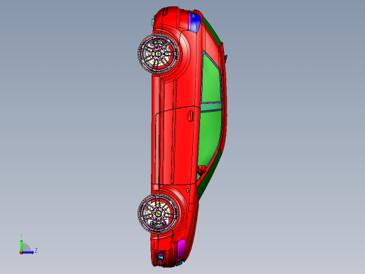 奥迪A3三维模型左视缩略图