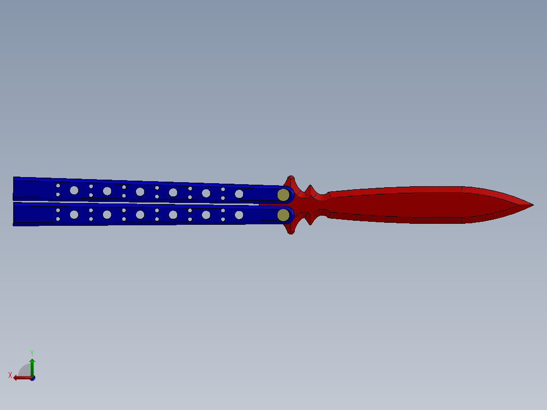 折叠刀、刀 (16)后视图