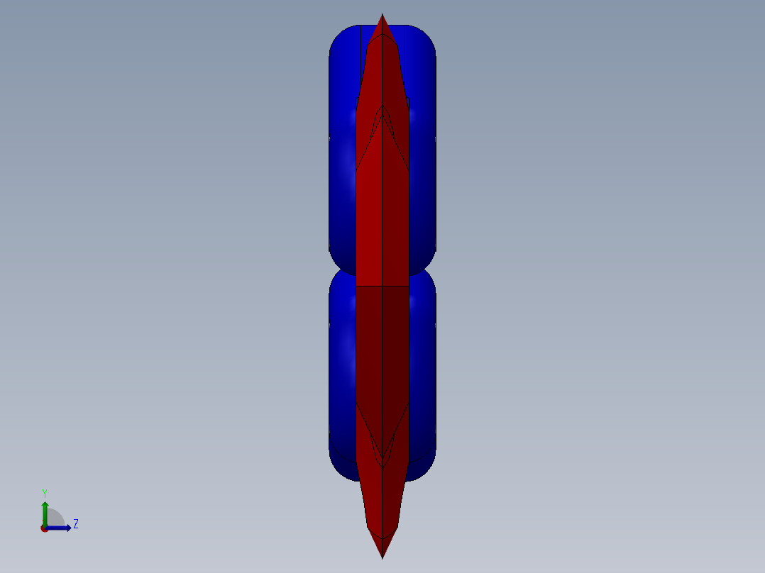 折叠刀、刀 (16)左视图