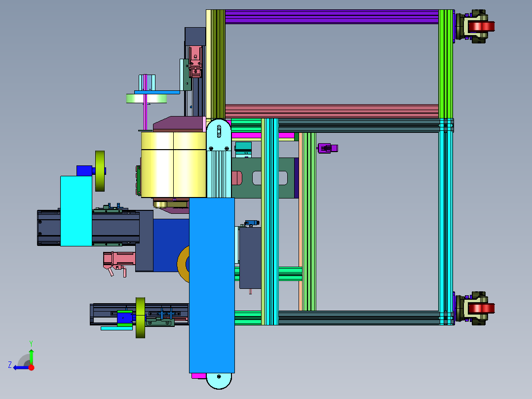 香烟外观全维度在线检测装置右视图