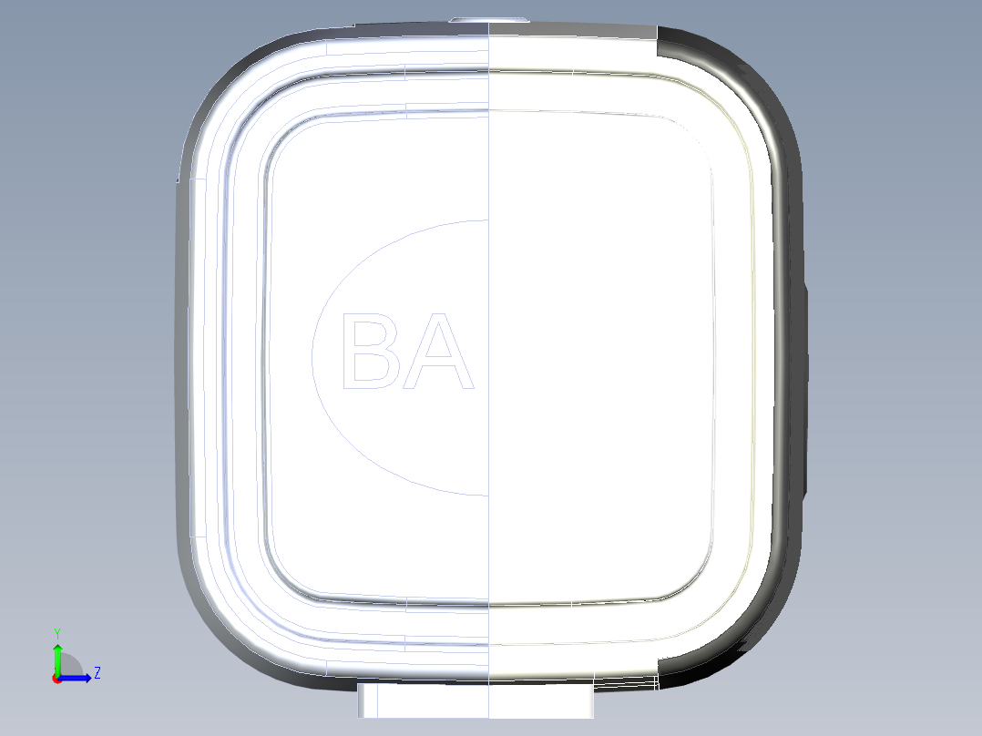 蓝牙音箱型号左视图